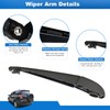 Rear Wiper Set for Toyota RAV4 2006-2012 Fits Highlander 2008-2013