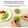 3Pcs Green Kiwis Fruit Spoon Handheld Scoop Reusble Washable Kitchen