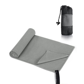 AVEDISTANTE Deportivas Toalla Microfibra Absorbente Secado Rápido Suave Compacta Ligero para Piscina Viaje Acampadas Deporte Gimnasio Yoga Pilates con Bolsa（60 * 38cm）