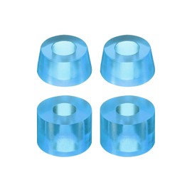 PATIKIL Skateboard Bushings, 2 Set 90A PU Long-Board Truck Bushings Rebuild Kit for Skateboard Parts, Transparent Blue