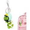 Rosojodg Green Turtle Keychain, Cute Turtle with Hat, Plush Keychain,