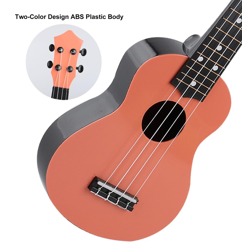 BGMUSER Toy Ukulele 21 Inch Mini Kids Plastic Guitar Musical