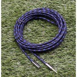 Ruaeoda Headphone Extension Cable 8 ft,3.5mm Male to Female Stereo Audio AUX Extension Cable AUX Jack Extender Double Shielded Braided Long 1/8 TRS aux Cord Extender