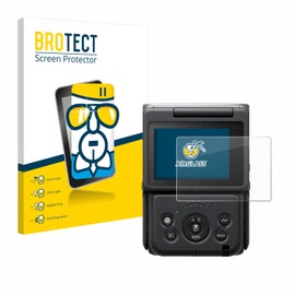 BROTECT Protective Glass for Canon PowerShot V10 Vlog Camera Protective Film Tempered Glass [Extremely Scratch-Resistant 9H, Anti-Fingerprint, Ultra Transparent]