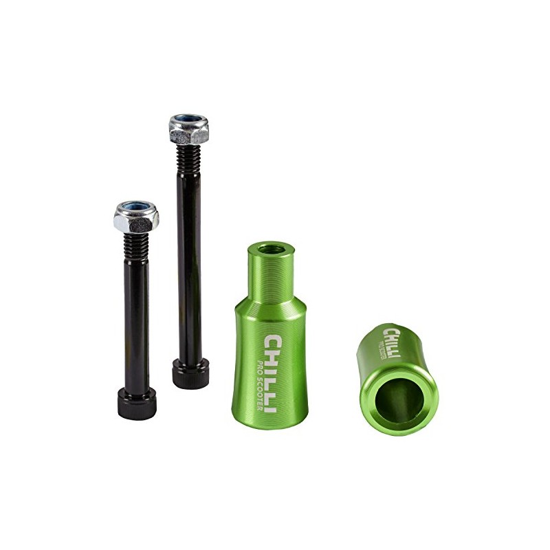 Chilli C-1033-GN Scooter Pegs Barrel Set of 2 in Green