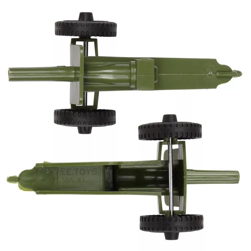 BMC Toys TimMee Processed Plastic M3 ARTILLERY OD GREEN Plastic