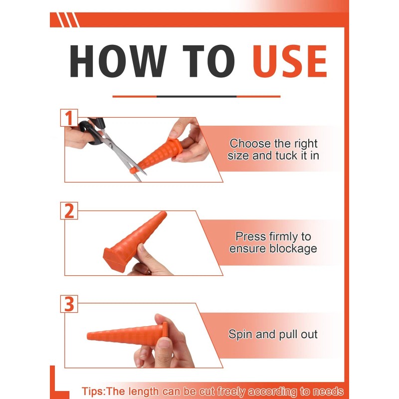 Innconee Hydraulic Oil Service Plugs Large Medium Small Sizes Multi