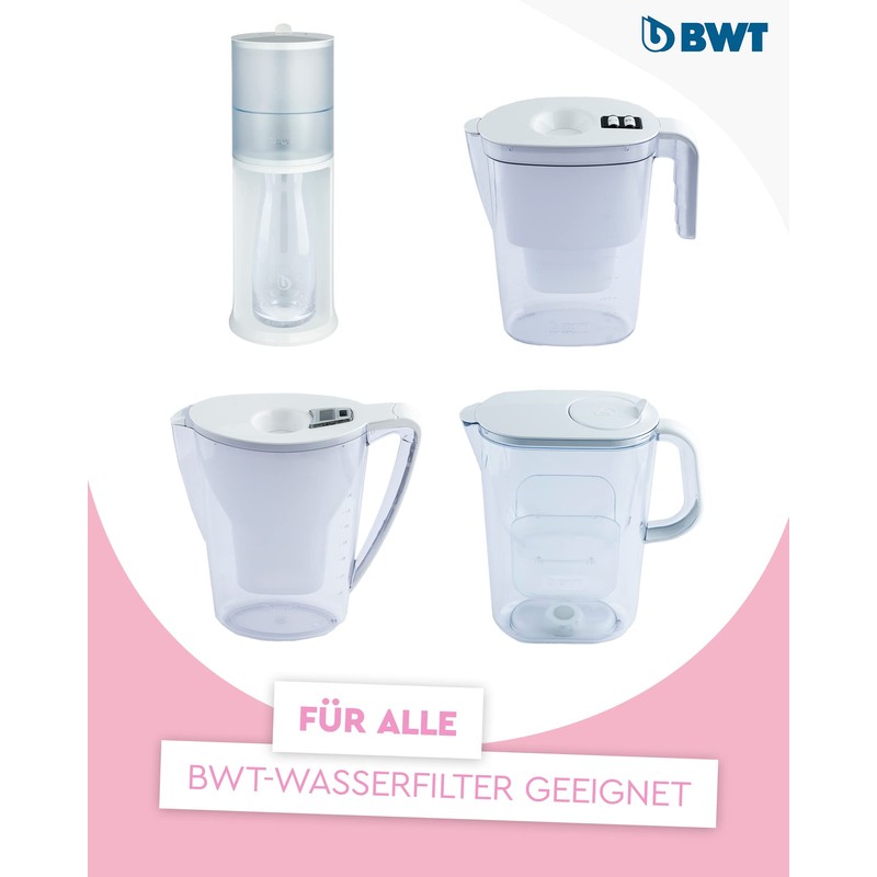 BWT 3 Filter Cartridges for Filtered Water with Magnesium and Zinc