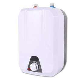 8L Electric Tankless Water Heater Instant Water Heating Machine for Kitchen Bathroom 1500W 110V