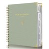 Wedding Planner Book and Organizer, Elegant Linen Cover Wedding Planning