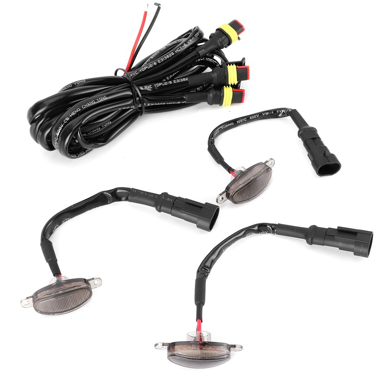 LED Front Grille Running Light Smog Warning Lamp Fit for