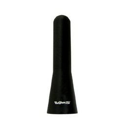 VMS Racing 50mm 2” inch Short CNC Machined Billet Aluminum Antenna in BLACK for Honda S2000