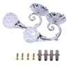 2Pcs Curtain Holdbacks, Curtain Tie Backs Curtain Drapery Holdbacks Metal