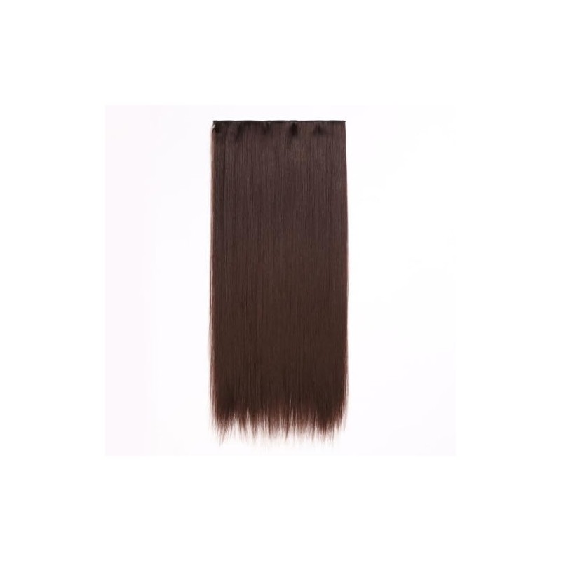 Straight Clip-In Hair Extension Chocolate Brown Elegance