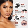 5 Pairs Fluffy False Eyelashes Cat Eye Lashes Strips –