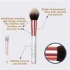 Makeup Brush Set 10pcs, 5 Large Makeup Brushes 5 Small