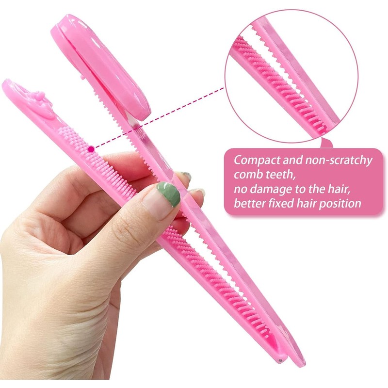 VJSSUJK 2-Piece Haircut Stencil Kit with Non-Slip Clips - Precision