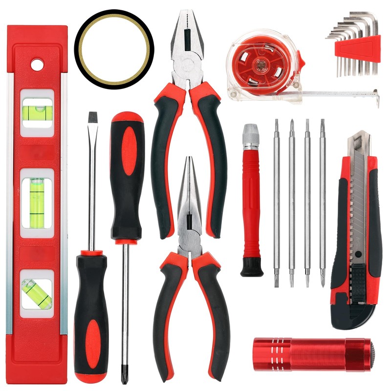 Yougfin 120 Piece Tool Set General Household Hand Kit with