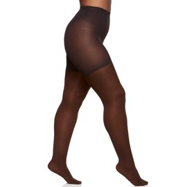 Berkshire The Easy On! 40 Denier Plus Size Max Coverage Tights, Chocolate Kisses, 1X-2X