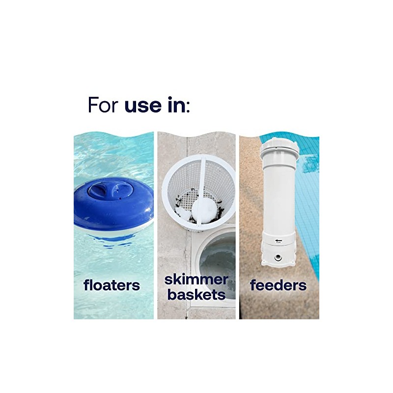 HTH 1" Chlorine Tabs for Swimming Pool Care - 1.5