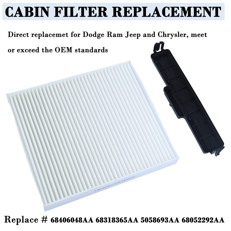 Cabin Air Filter Kit Replacement for Dodge Ram 1500 2500