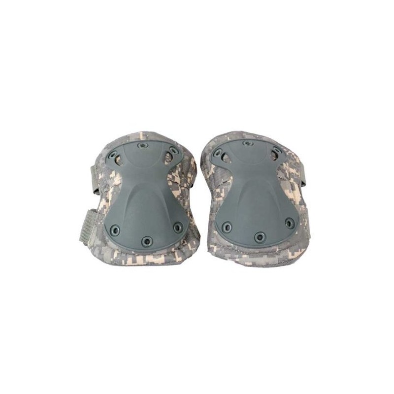 ACU 迷彩柄 HATCH X-TAK タイプ エルボーパッド ＆ ニーパッド セット 計４個入