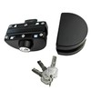 Qrity Stainless Steel Glass Door Lock with Key Open/Close for