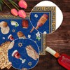 Nepnuser Linen Passover Table Runner Pesach Jewish Seder Matzo Home