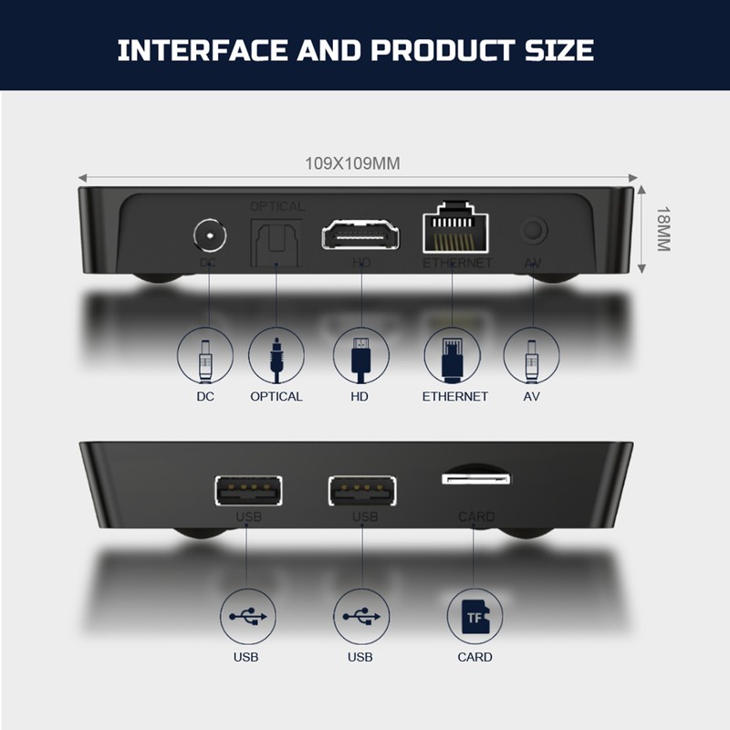 X96Q PRO Android 10.0 Smart TV Box UHD 4K Media