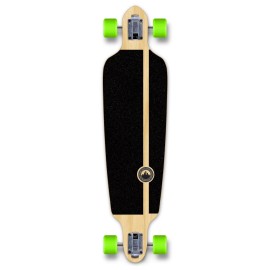 YOCAHER Longboard Complete - Earth Series - Adventure Natural - Drop Through