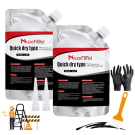 Asphalt Crack Filler, Crack Repair Sealant, Driveway Crack Sealer for Asphalt & Blacktop, Fast-Drying, Weather-Resistant, Easy to Apply Pavement Repair Sealant(2 Pcs,2.2LB)