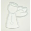 AJT ANGEL WITH DETAIL GUARDIAN CHRISTMAS HOLIDAY SEASON COOKIE CUTTER