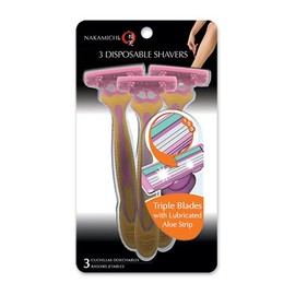 72/24 Lady's 3pk Triple blade razorsNAKAMACHI