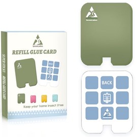 36 Pcs Sticky Refill Glue Cards, Compatible with Safer Home SH502, Dynatrap DT3005W-DS3, DT23005-06, Targets Moth, Fly, Mosquito, Gnat and More, Safe and Super Sticky (Matcha Green)