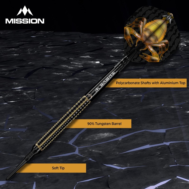 Mission Scorpion 90% Soft Darts
