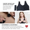 Post Mastectomy Adjustable Bras (Black)
