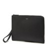 Hazzys (대구신세계)25FWTD케빈 블랙 소가죽 지퍼형 클러치백 HJHO5F625BK Daegu Shinsegae 25FW