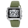 Gosasa Square Men's Women's Digital Watch Big Numbers Dial Waterproof