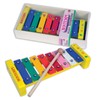 Bontempi RainbowChimes: Xylophone with 8 Coloured Metallic Notes for Sparkling