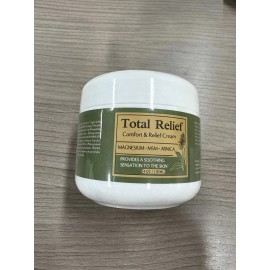 Crema de magnesio de alivio total para comodidad - crema de MSM y árnica de rápida absorción