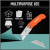 HORUSDY Pack Of 100 Utility Knife Blades, Box Cutter Blades