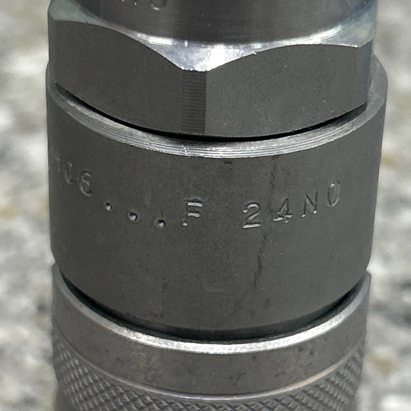 Faster FFH06 12 SAE Flat Face Hydraulic Coupler