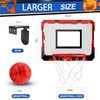 Pro Indoor Mini Basketball Hoop Set for Kids Adults, Basketball