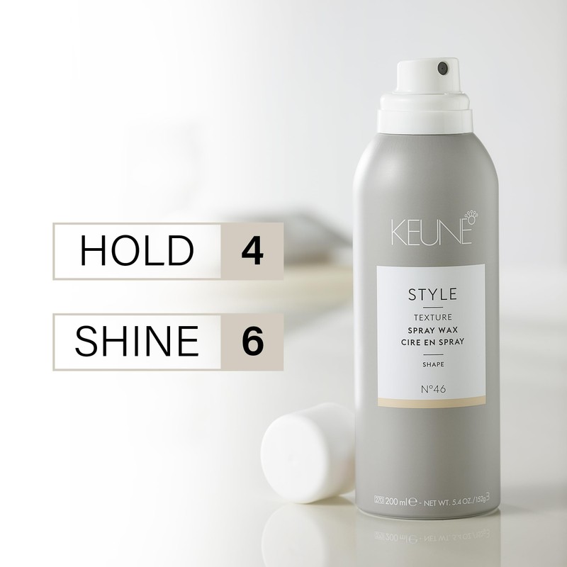 Keune Style Spray Wax for Hair Texture and Hold, Buildable