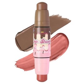 Ucanbe Colorete Bronceador Barra Multiusos Skin Breath Maquillaje Cremoso Rostro Mejillas Acabado Natural Radiante Jugo Melocotón
