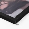 decorUhome Double 4x4 Picture Frame Vertical, Engineered Wood Bifold Photo