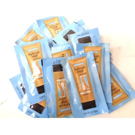 SALLY HANSEN Airbrush Legs Makeup MEDIUM Water Resistant 12 x .33 OZ Packets
