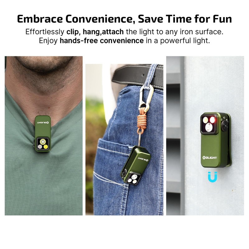 OLIGHT Oclip Pro Max Throw 120 Meters EDC Clip-on Light