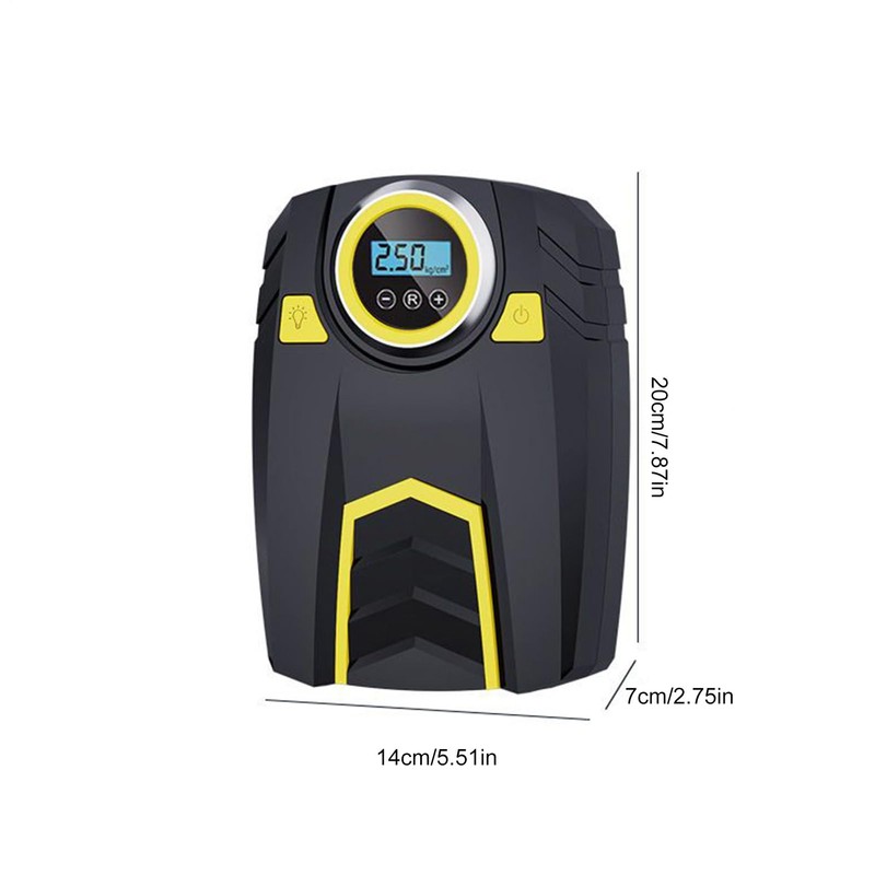 Portable Air Compressor,Car Tire Inflator | Compact Multi-Function Accessories for