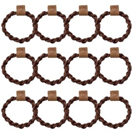 12PCS Elastic Hair Tie for Women Girls, Elastics Hair Cotton Bands, Soft Ponytail Holders Hairs Ties Hair Accessories for Thick Hair and Curly Hair, No Damage No Crease